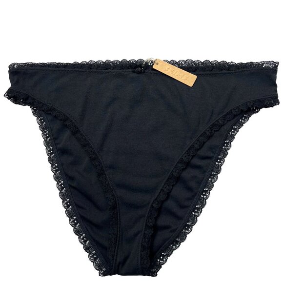 SKIMS Lace Pointelle Cheeky Brief Lot of 2 Sky Onyx Womens 4X - Picture 3 of 13